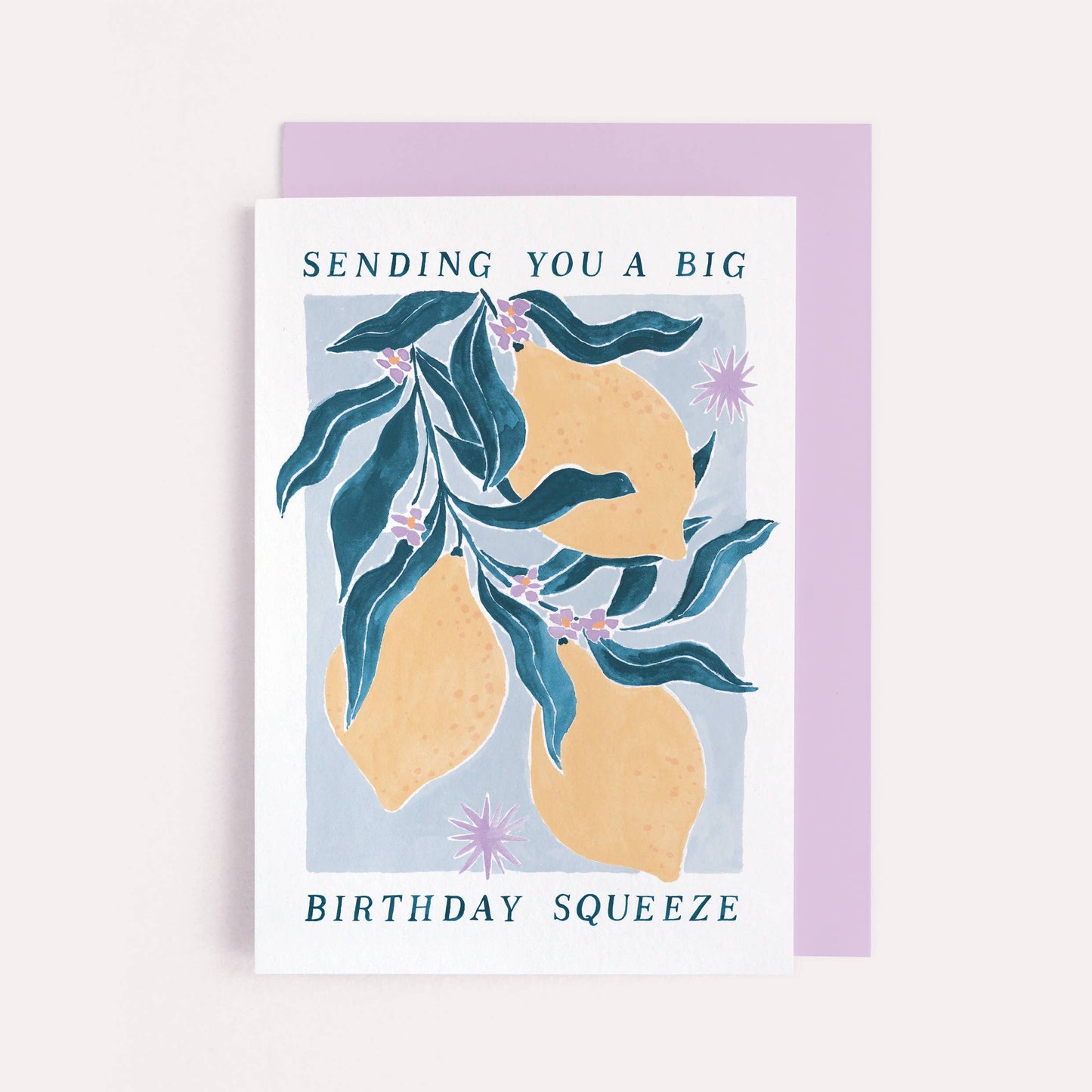 Lemons Birthday Card | Female Birthday Card | Art Card