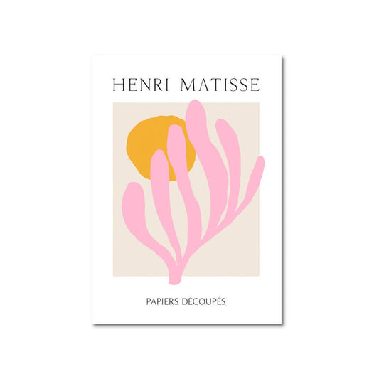 Pink Matisse Print A4