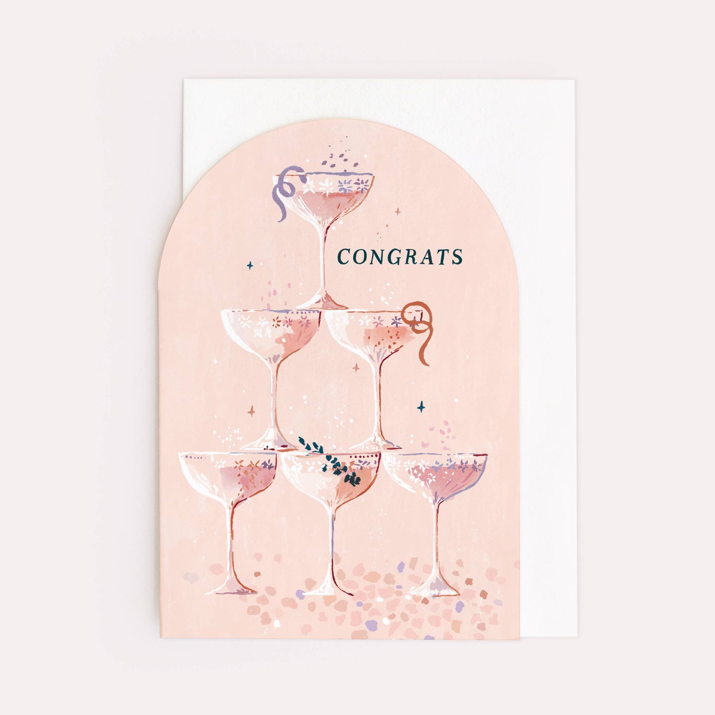 Champagne Congratulations Card | Engagement | Wedding Card